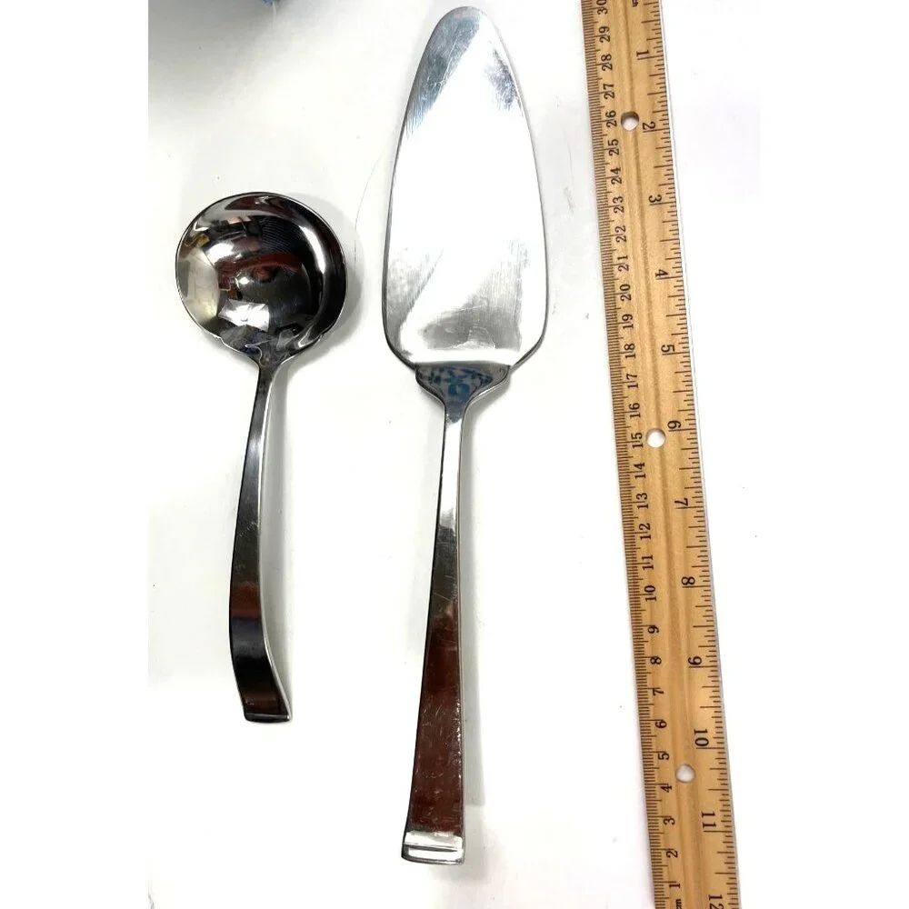 Wallace Stainless Steel 2-Piece Pie Server and Ladle Serving Set 3m